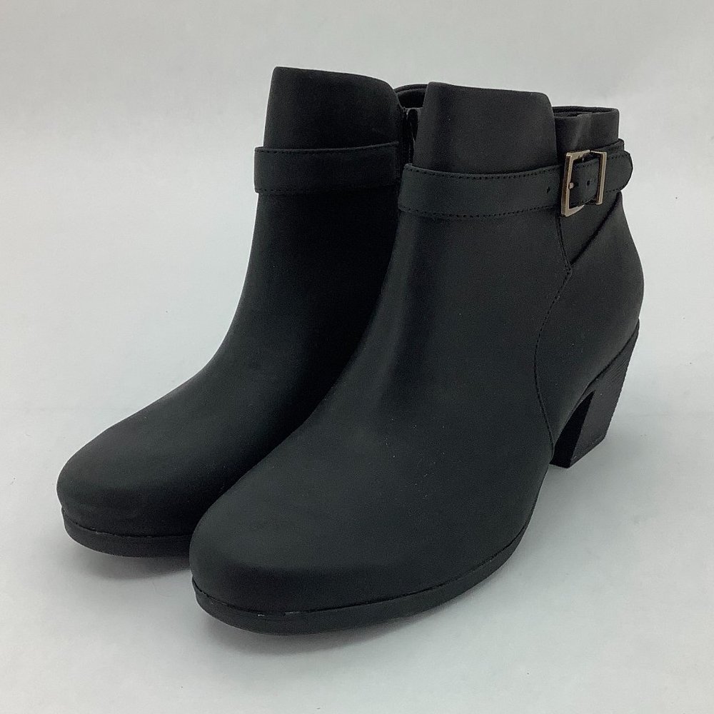 Clarks | Women's Un Lindel Lo Ankle Boots | Black | Size 8.5